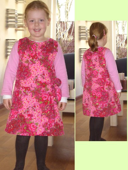 Merel met jurk Guusje f112