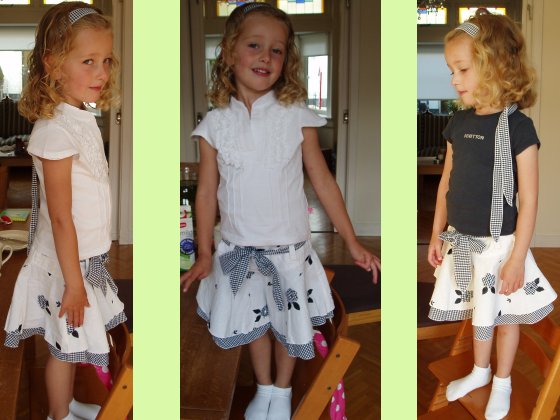 Daniek met rokje Renske