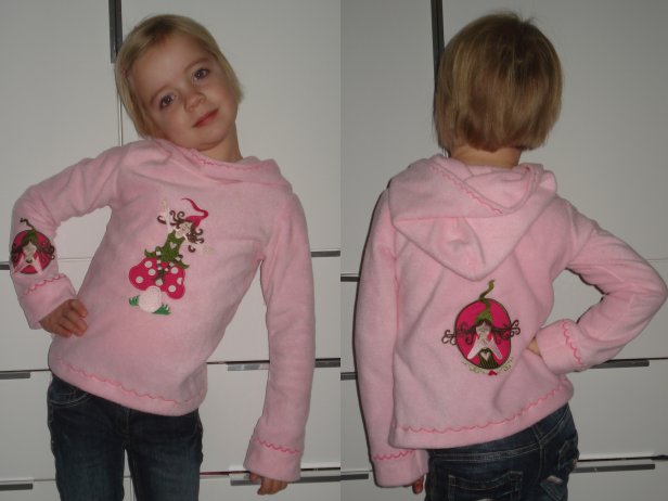 Merel met trui Milla 